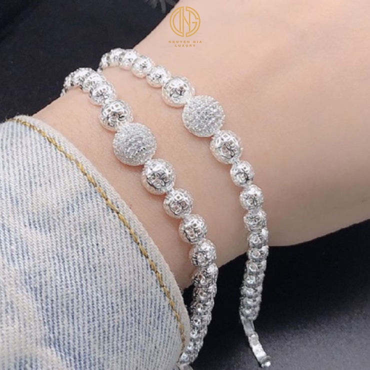 LẮC TAY NỮ BẠC Ý 950